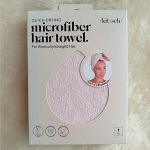 Kitsch Soft Microfiber Hair Towel - Blush